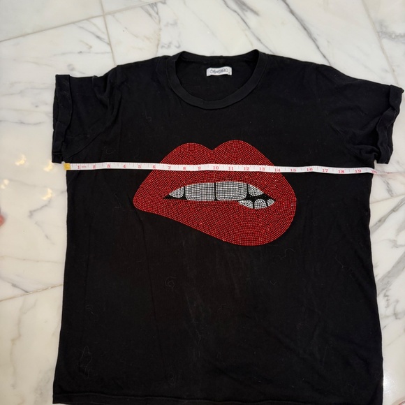 Lauren Moshi Edda Crystal Biting Lip - S / Black - Picture 9 of 9